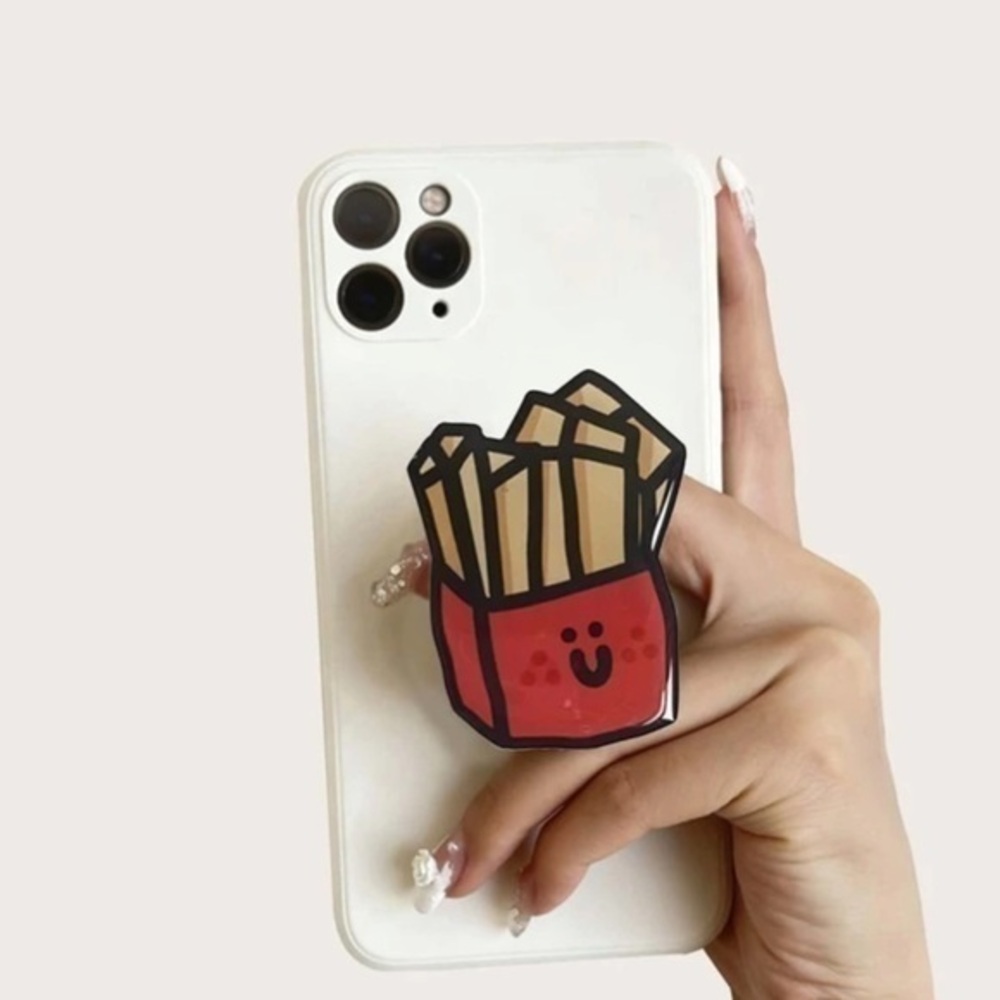 Fries Design Stand-Out Phone Grip NWT